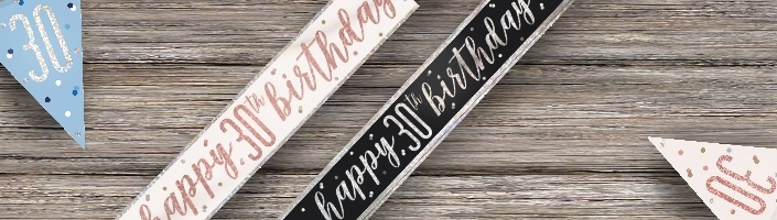 30th Birthday Banners